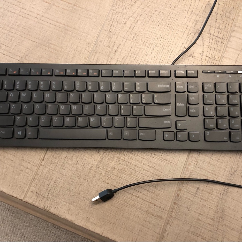 Wired Black USB Keyboard